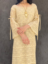 Load image into Gallery viewer, Vtg 70s Lace Maxi Dress
