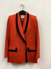 Load image into Gallery viewer, Vtg Oleg Cassini Orange Blazer as is
