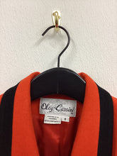 Load image into Gallery viewer, Vtg Oleg Cassini Orange Blazer as is
