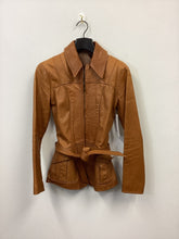 Load image into Gallery viewer, Vtg 70s Leather Blazer Jacket
