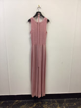 Load image into Gallery viewer, Vtg 70s Pink Knit Lurex Maxi Dress
