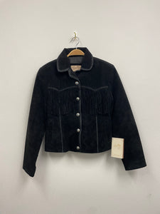 Scully Fringe Concho Jacket - Black