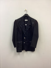 Load image into Gallery viewer, Vtg 90s Fringe Sequin Blazer Jacket
