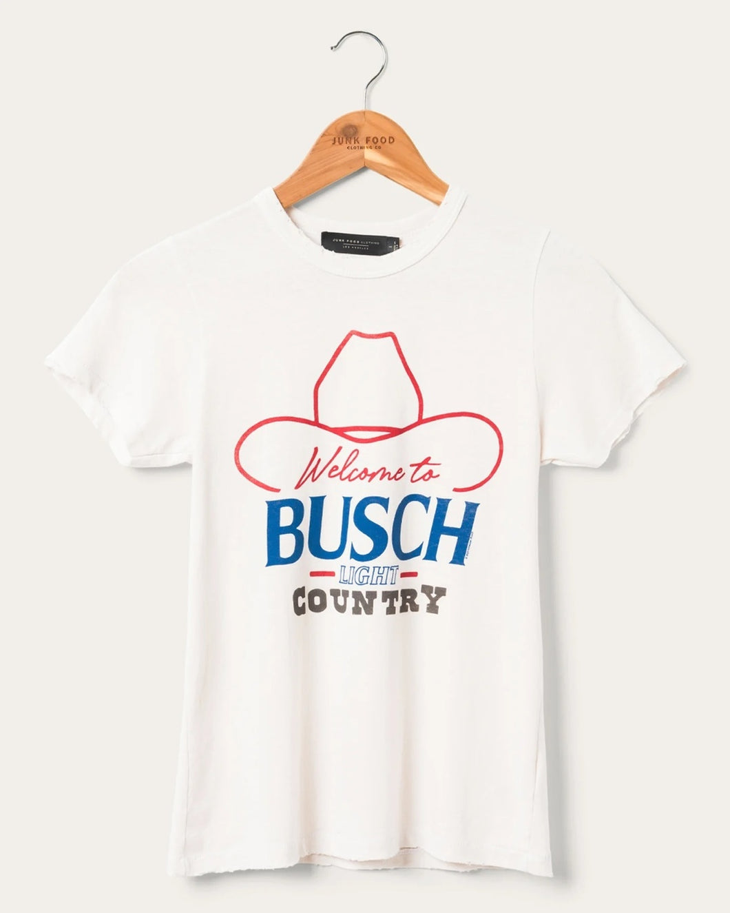 Busch Light Country Tee - Vtg White