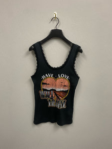 Have Love Lace Tank - Black