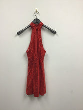 Load image into Gallery viewer, Vtg 90s Fredricks Red Mini Dress

