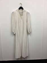 Load image into Gallery viewer, Vtg 70s Gauze &amp; Eyelet Maxi Dress As Is
