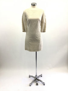 Vtg 60s Shift Mini Dress
