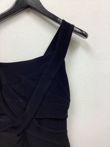 Vtg 90s Tadashi Bandage Designer Dress