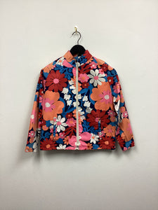 Vtg 60s Flower Print Jacket