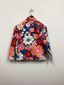 Vtg 60s Flower Print Jacket
