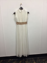 Load image into Gallery viewer, Vtg 60s Chiffon Beaded Maxi Dress

