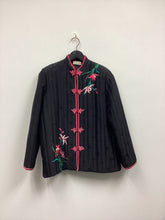 Load image into Gallery viewer, Vtg 80s Black Embellished Quilted Jacket
