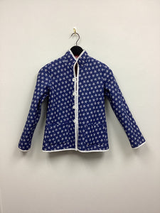 Vtg 80s Reversible Quilted Jacket