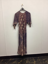 Load image into Gallery viewer, Vtg 70s India Angel Sleeve Maxi Dress As Is
