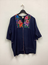 Load image into Gallery viewer, Vtg 70s Embroidered Micro Mini Dress
