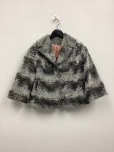 Load image into Gallery viewer, Vtg 60s Grey Faux Fur Shorty Jacket
