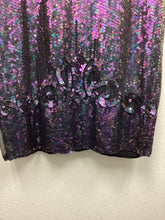 Load image into Gallery viewer, Vtg 80s Silk Sequin Midi Dress
