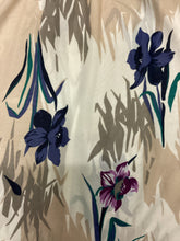 Load image into Gallery viewer, Vtg 80s Sheer Iris Floral Dress
