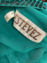 Load image into Gallery viewer, Vtg Estevez Green Sequin Dress
