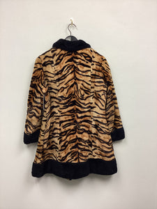 Vtg 60s Leopard Coat